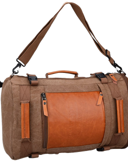 Witzman Men's Retro Canvas Travel Duffel Bag 2033
